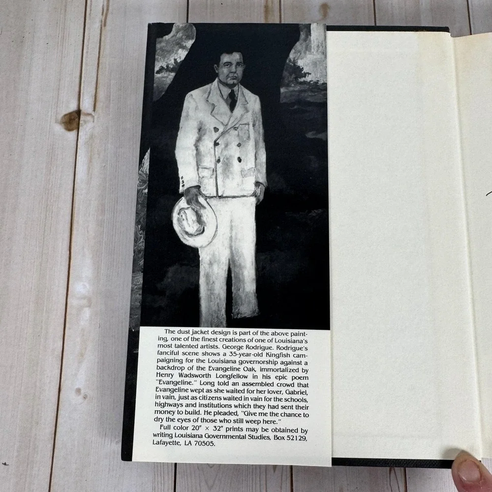Requiem for a Kingfish Ed Reed 1986 First Edition Huey Long Biography Award Pub